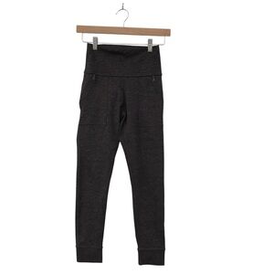 Offline by Aerie The Hugger Hi Rise Leggings Heathered Maroon Zipper Pockets S